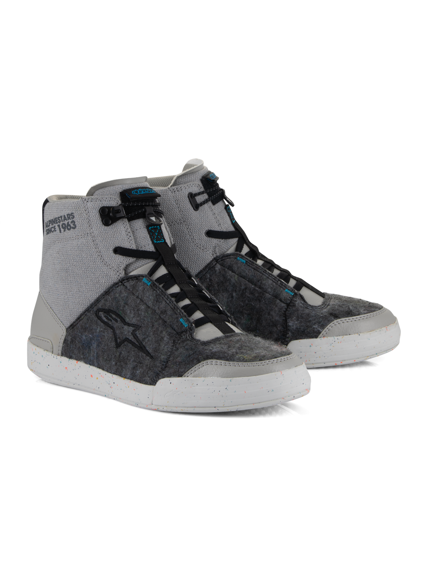 Buty Motocyklowe Alpinestars Circal Riding Szary/Czarny/Methyl Blue43,5