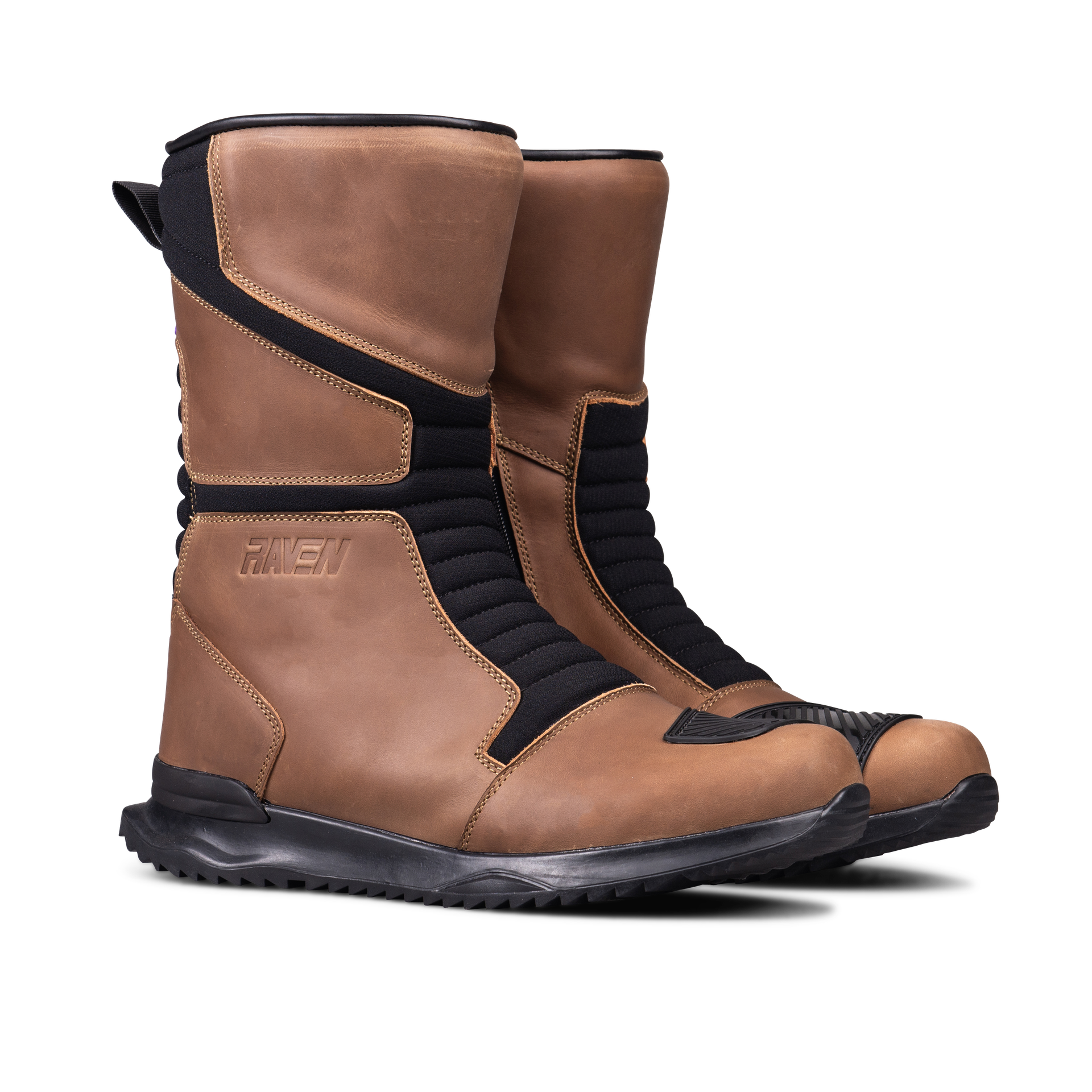 Buty Motocyklowe Raven Danube Leather WP Brązowy44