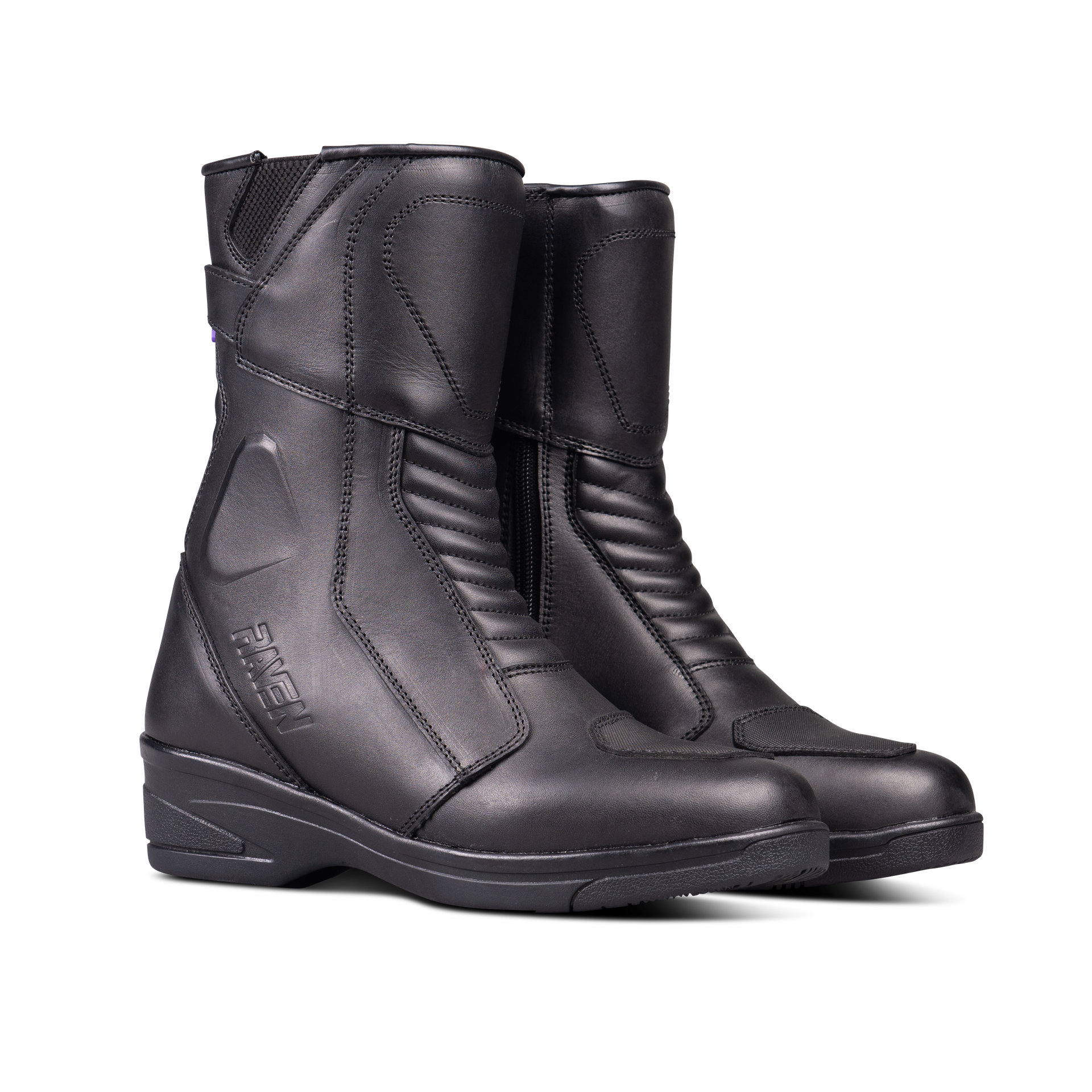Buty Motocyklowe Raven Transseminic Leather WP Damskie Czarny39
