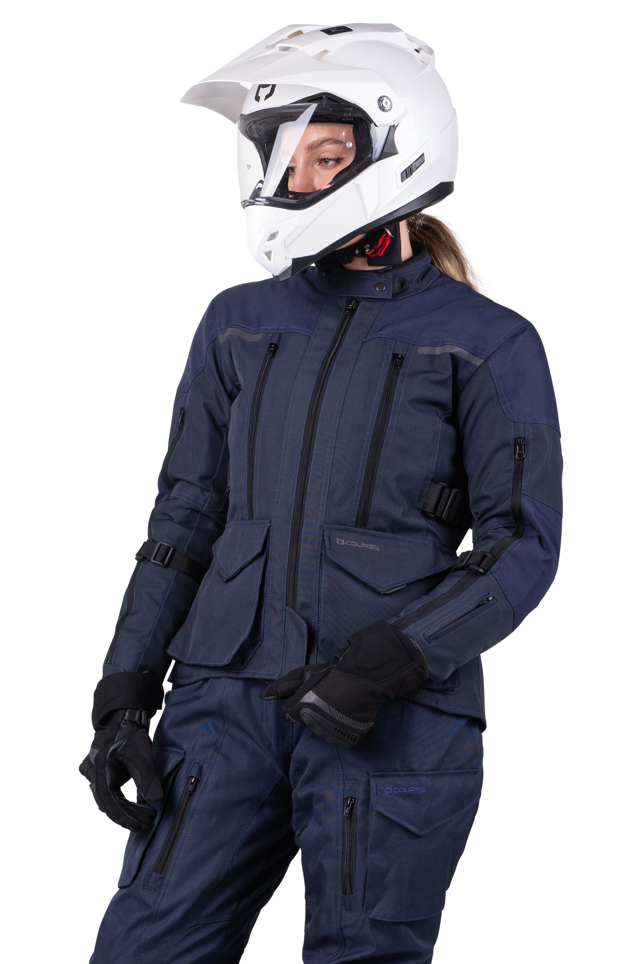 Kurtka Motocyklowa Course Four Seasons Damska NiebieskiS