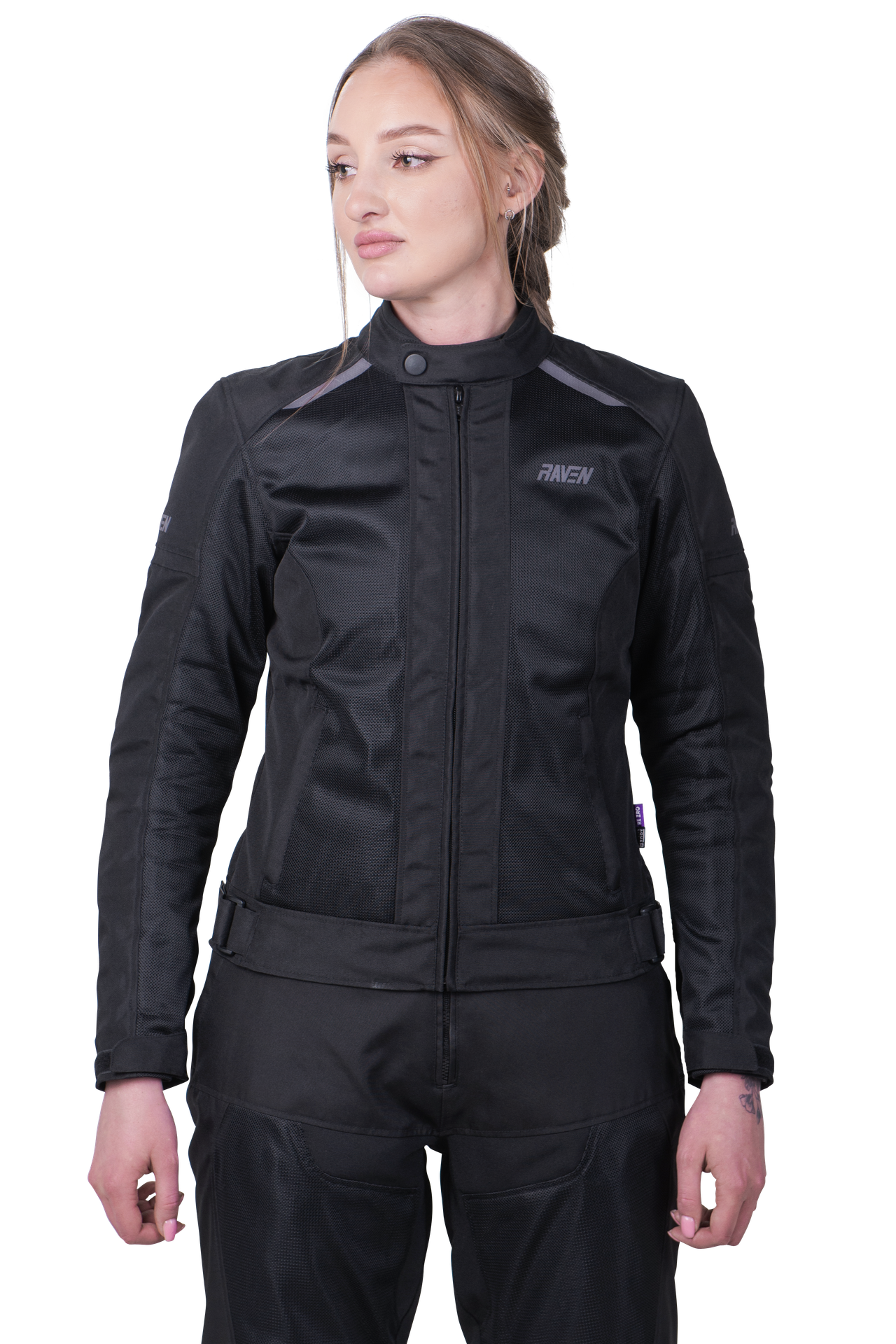 Kurtka Motocyklowa Raven Prague TX Air+ 2-w-1 Damska CzarnyS