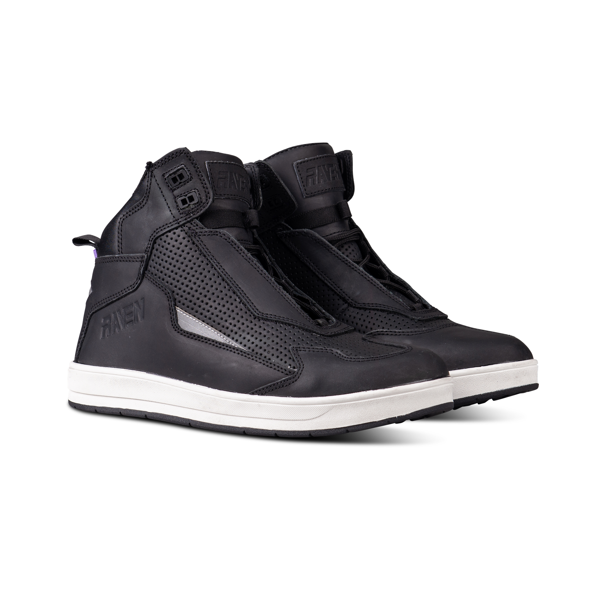 Buty Motocyklowe Skórzane Raven Berane Czarny41