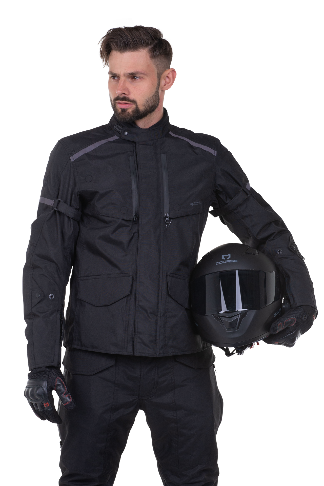 Kurtka Motocyklowa Course Commuter CzarnyS