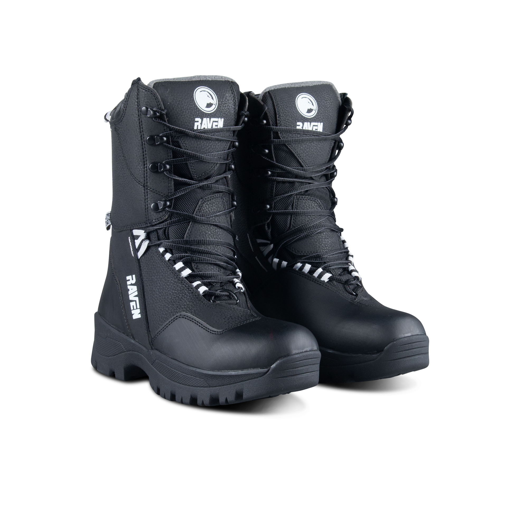 Buty na Skuter Śnieżny Raven Rush Czarny/Złamany Biały44