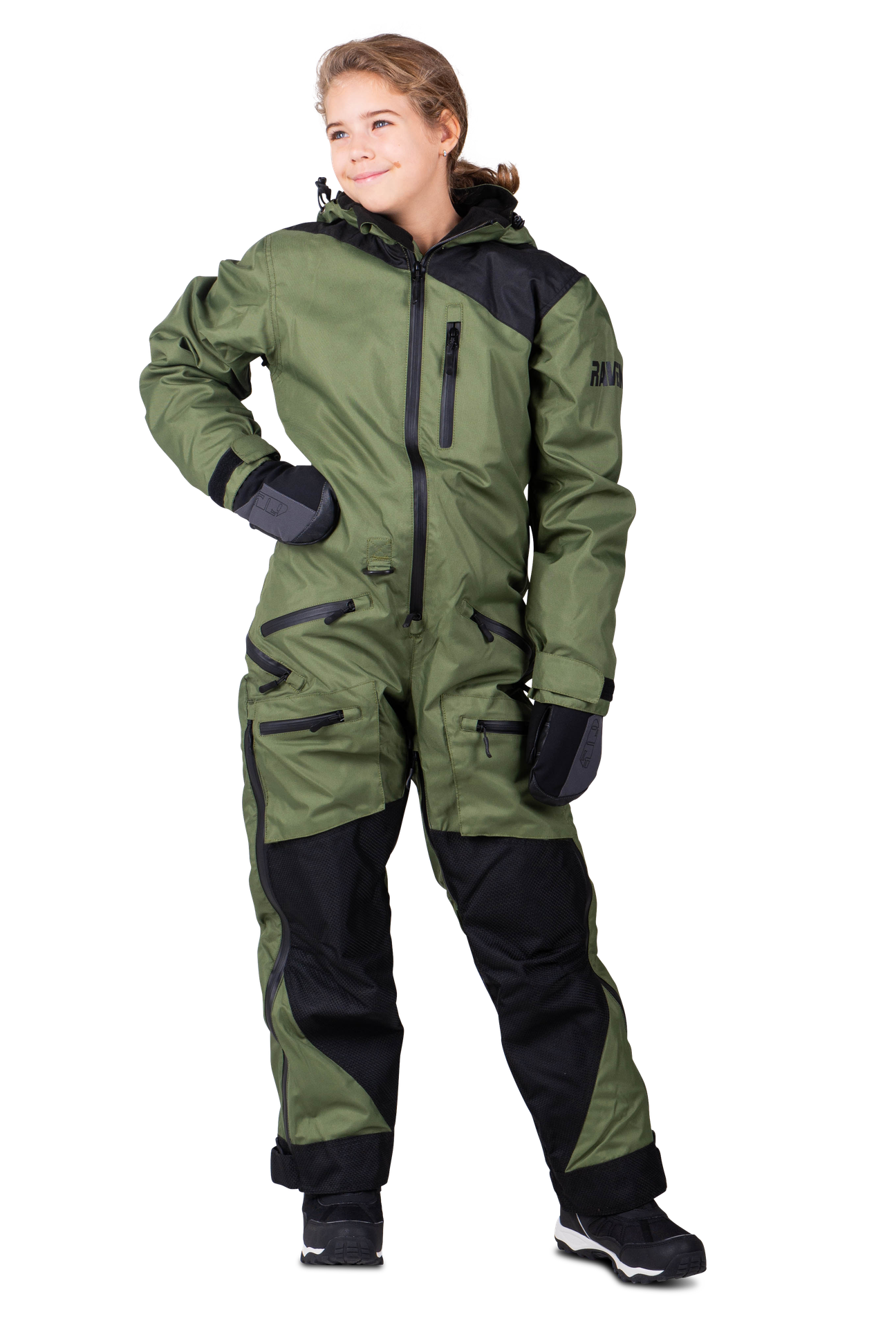 Kombinezon Jednoczęściowy Raven Boondocker Dziecięcy Leśny/CzarnyS