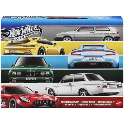 Zestaw pojazdów Hot Wheels Silver Series Euro Style JLB25 (6 szt.)