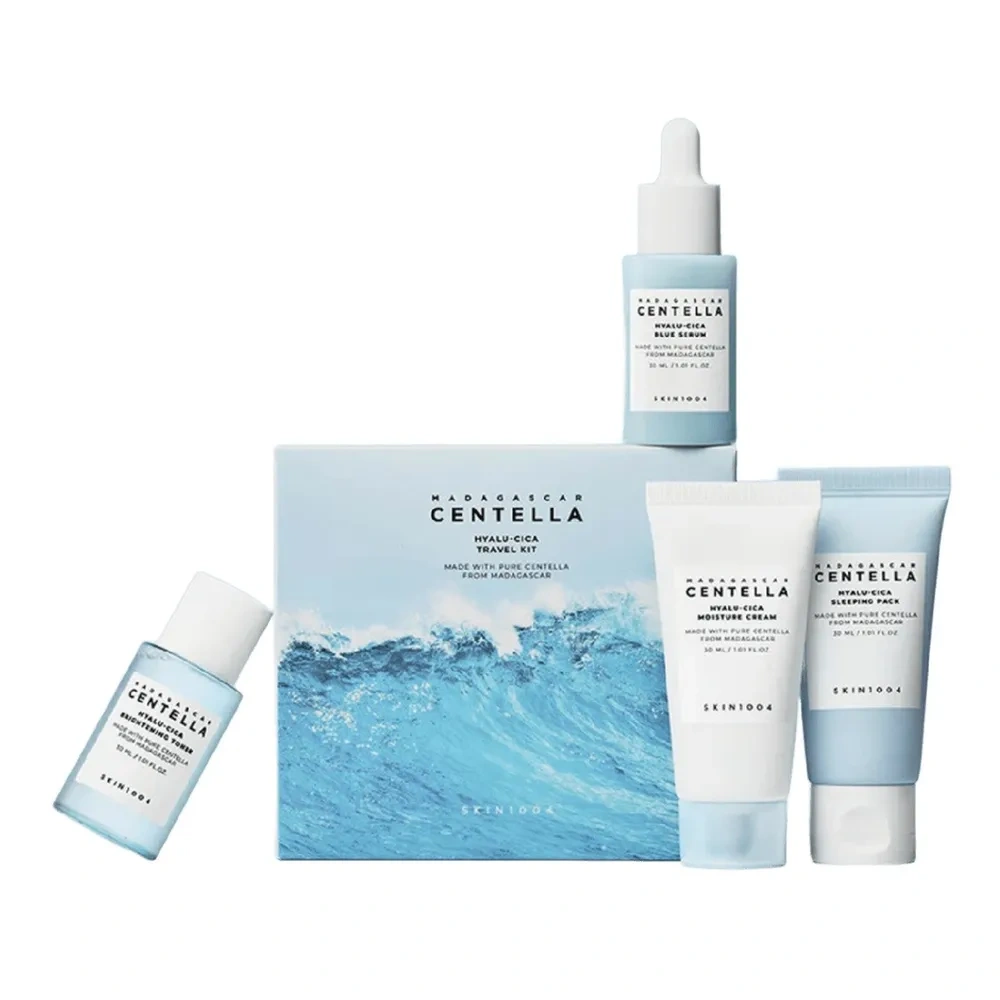 SKIN1004 Madagascar Centella Hyalu-Cica Travel Kit zestaw podróżny kosmetyków do pielęgnacji twarzy