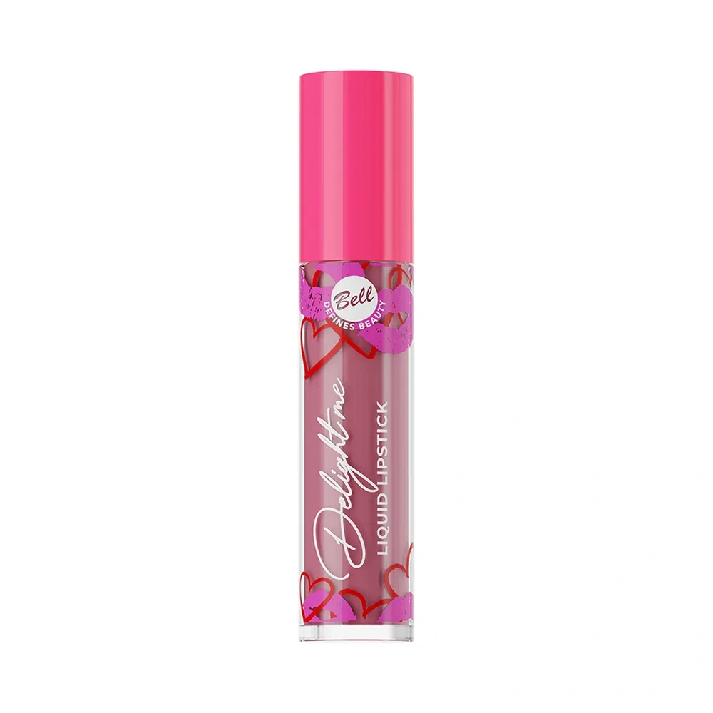 Bell Delight Me Liquid Lipstick matowa pomadka do ust 01 Rosy Romance 4,25 g