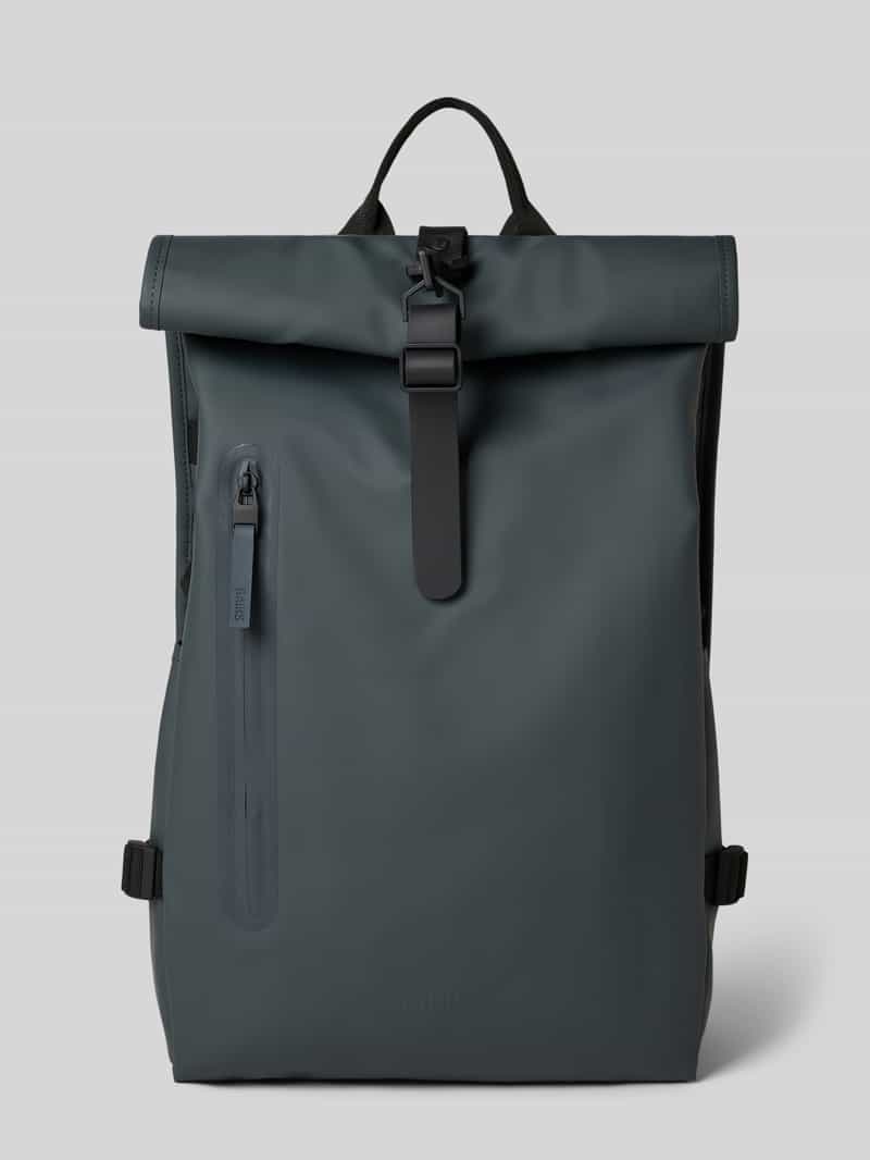 Plecak zwijany z kieszenią zapinaną na zamek błyskawiczny