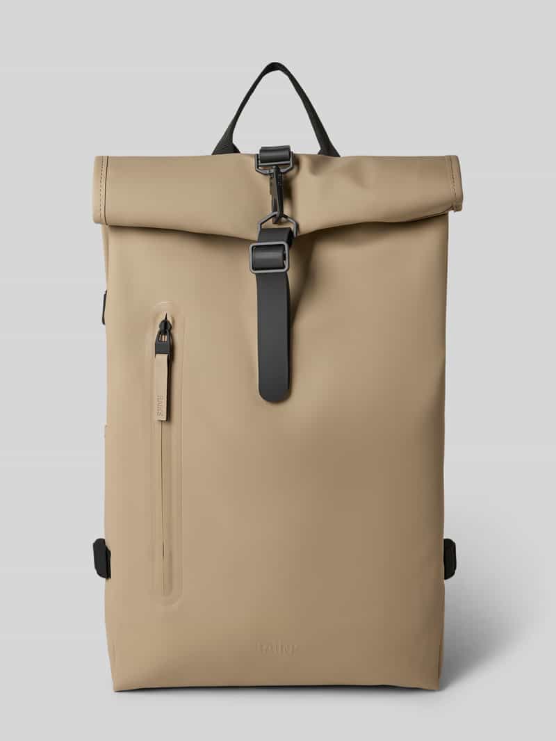 Plecak zwijany z kieszenią zapinaną na zamek błyskawiczny