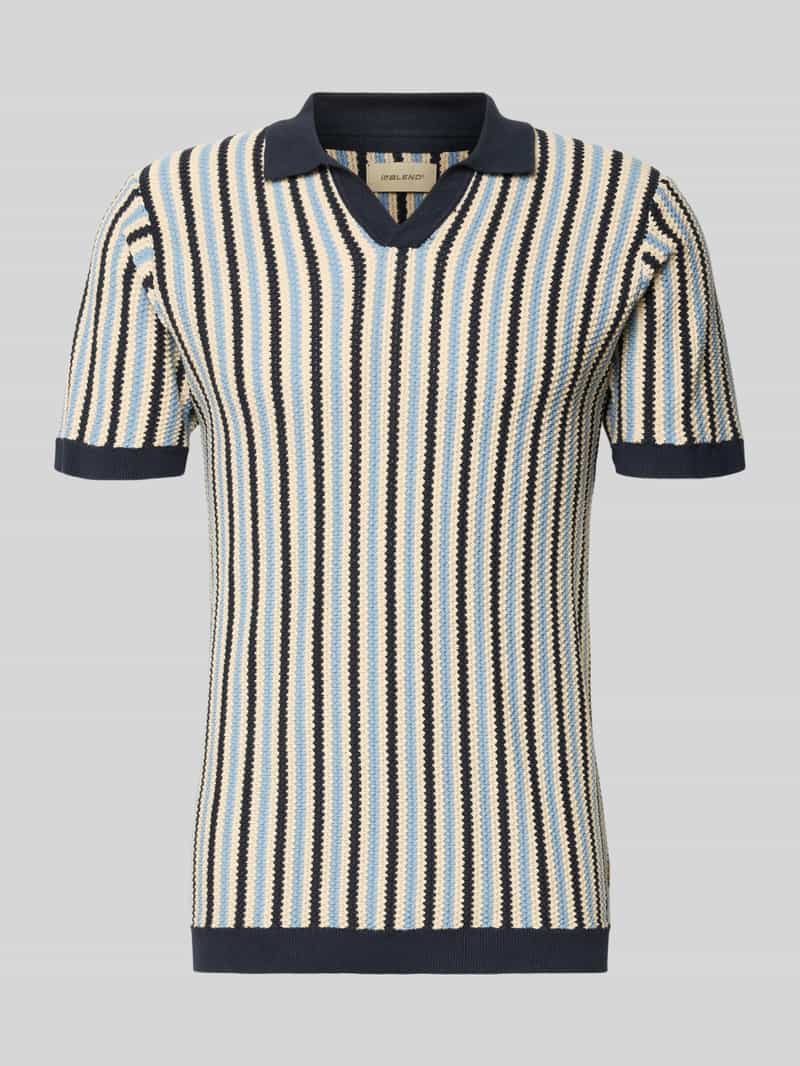 Koszulka polo o kroju regular fit z efektem dzianiny model ‘Carly’