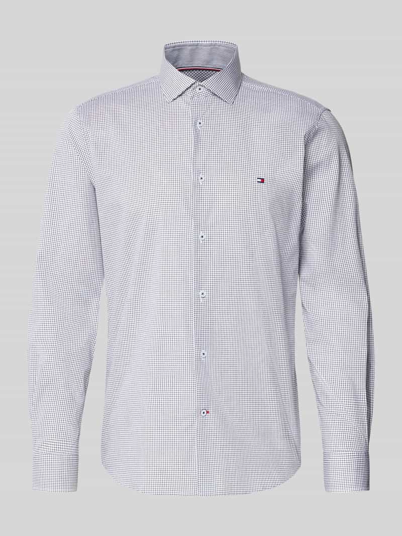 Koszula casualowa o kroju slim fit z mieszanki bawełny