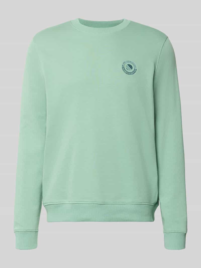 Sweter o kroju regular fit z wyhaftowanym logo model ‘Kane’