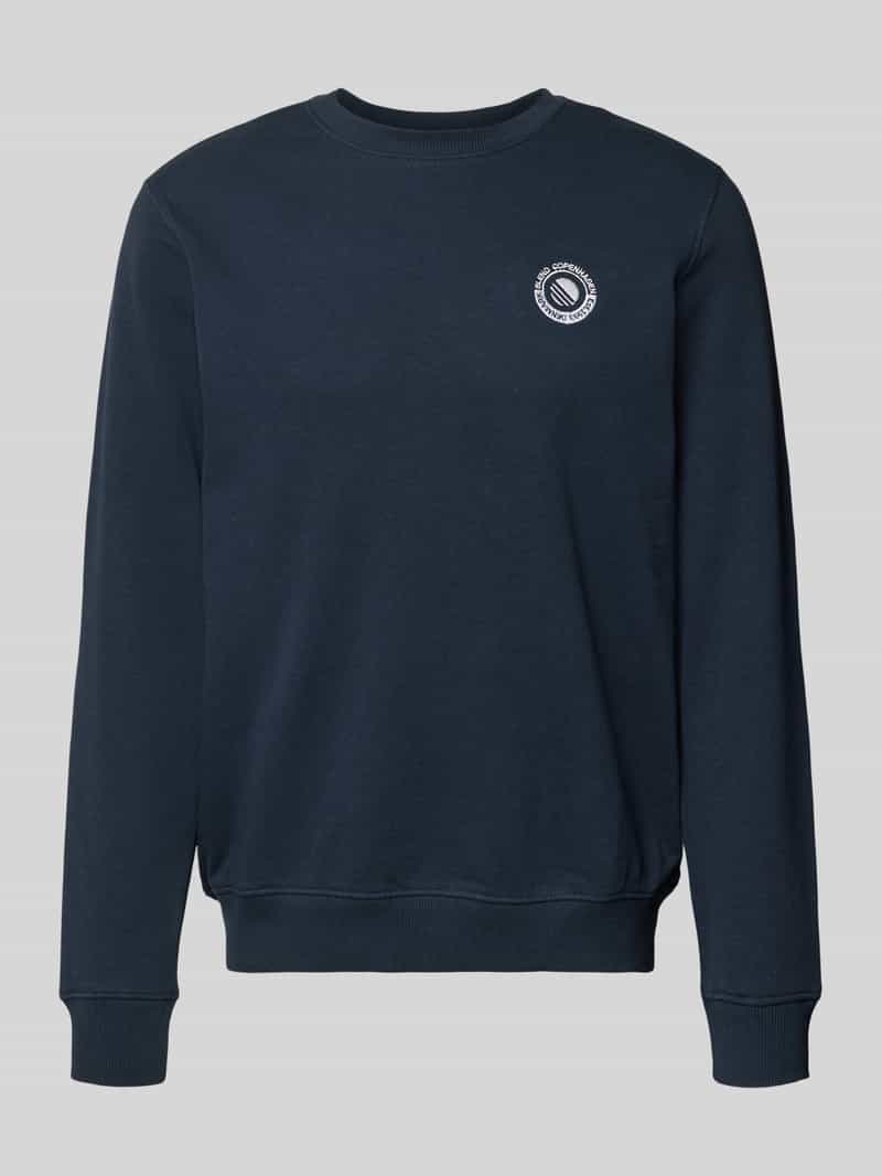 Sweter o kroju regular fit z wyhaftowanym logo model ‘Kane’