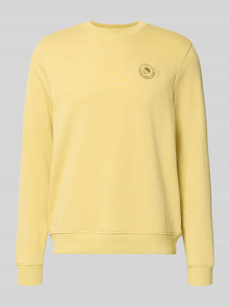 Sweter o kroju regular fit z wyhaftowanym logo model ‘Kane’