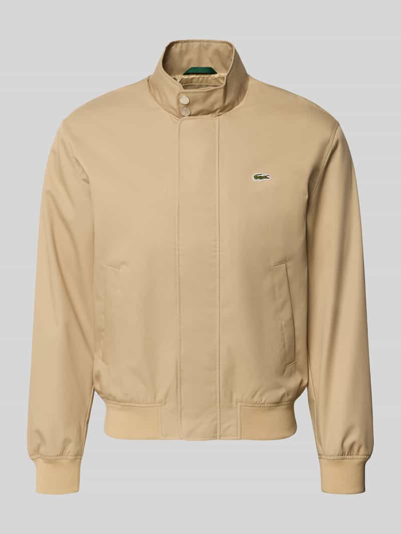 Bomberka o kroju regular fit z dodatkiem bawełny model ‘HARRINGTON’