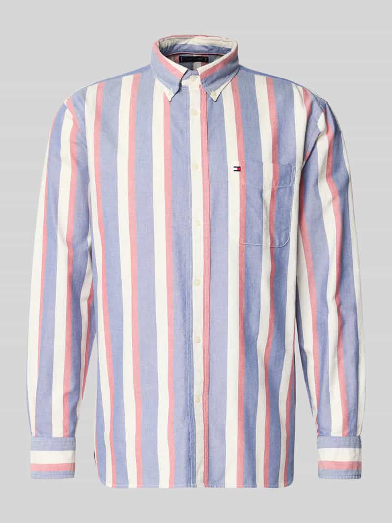 Koszula casualowa o kroju relaxed fit z czystej bawełny model ‘HERITAGE’