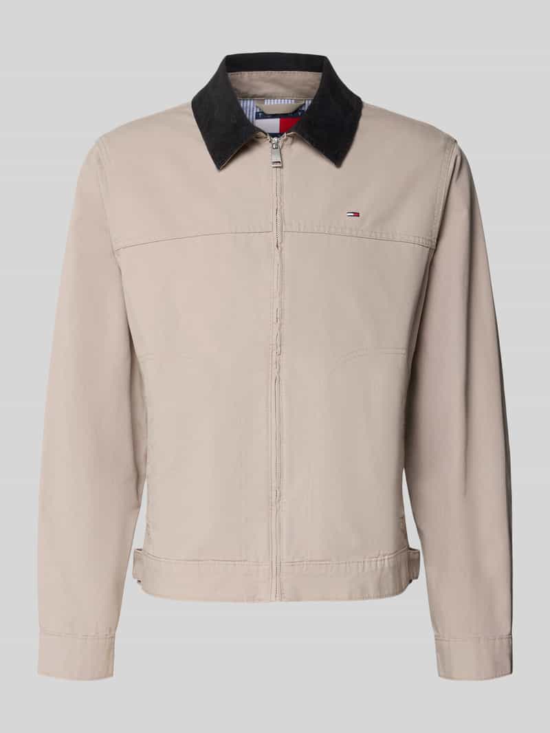 Kurtka typu worker jacket o kroju regular fit z czystej bawełny