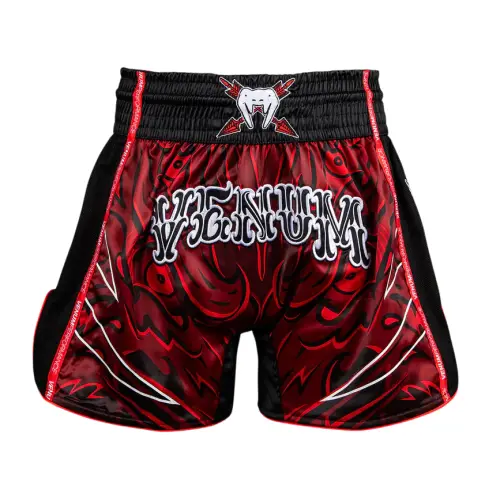 Venum Muay Thai Shorts Spodenki Wolf Atak Black/Red