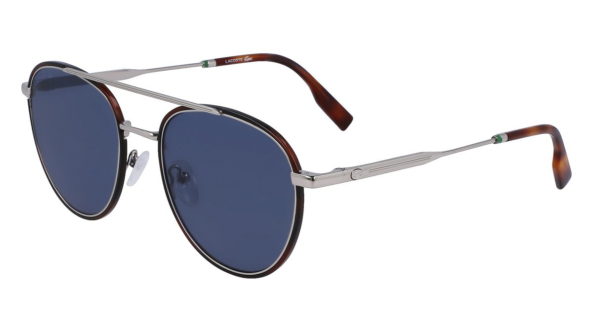 Okulary LACOSTE L258S-045. Okulary przeciwsłoneczne, Kolor szary. Mężczyzna.