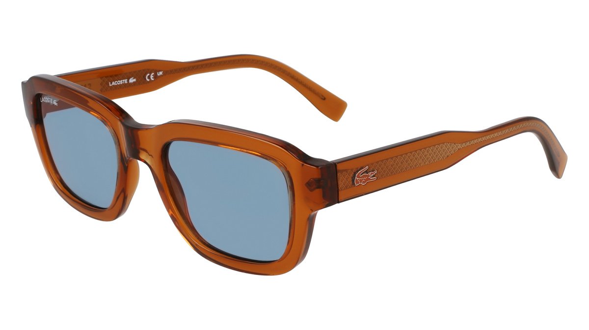 Okulary LACOSTE L6048S-210. Okulary przeciwsłoneczne, Kolor brązowy. Unisex.