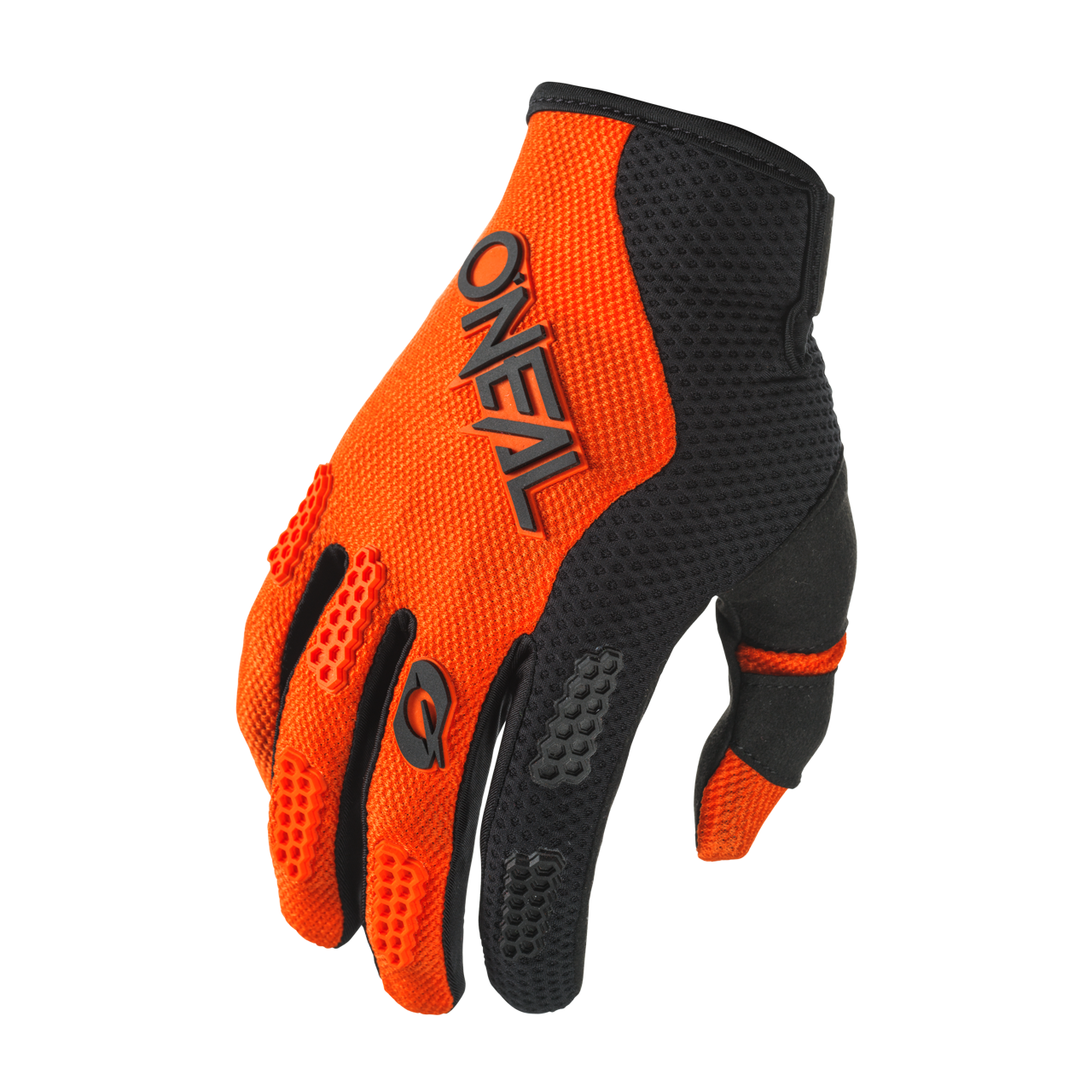 Rękawice Cross O'Neal Element Racewear Dziecięce Czarny/PomarańczowyXS