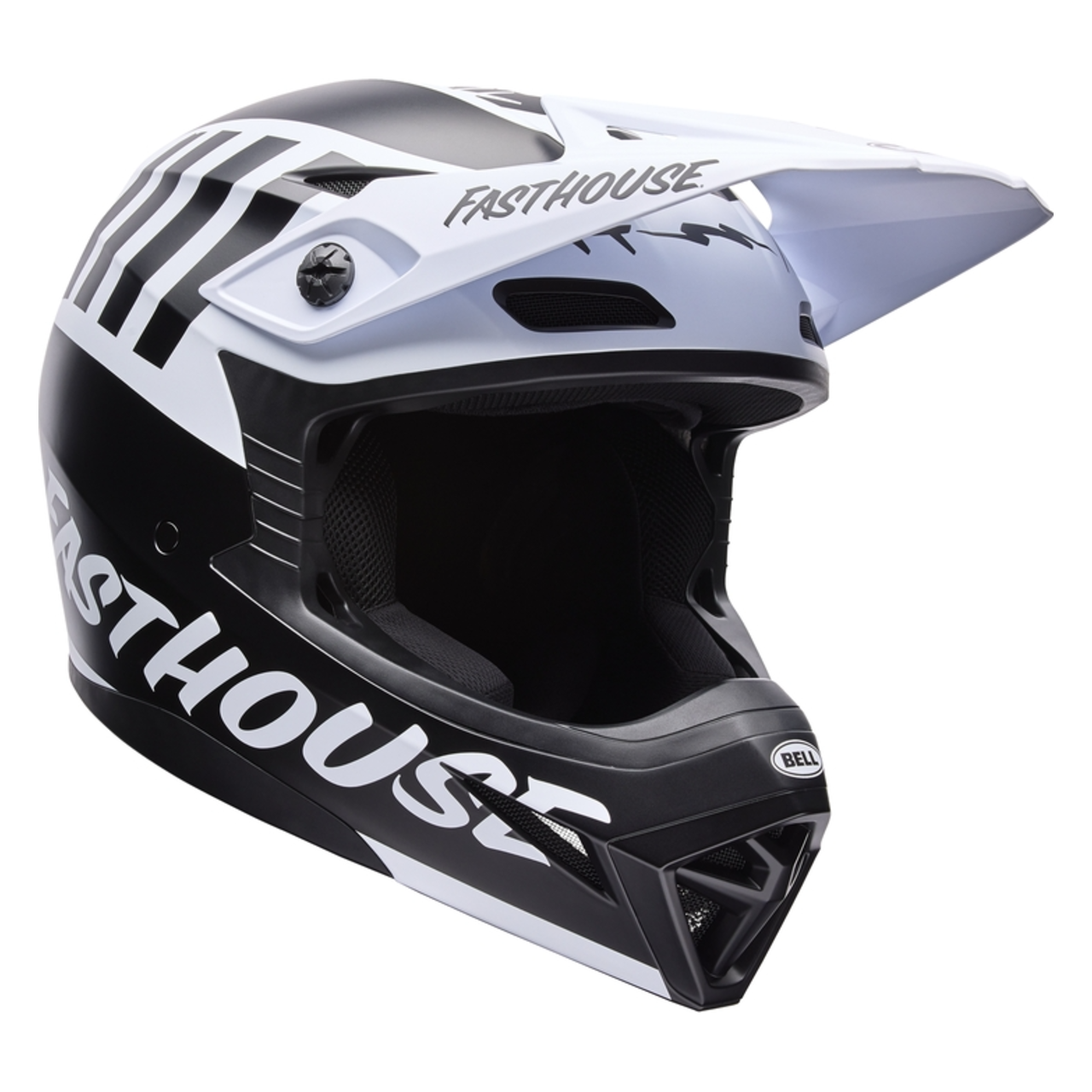 Kask Cross BELL MX-10 Mips Fasthouse Czarny/BiałyL
