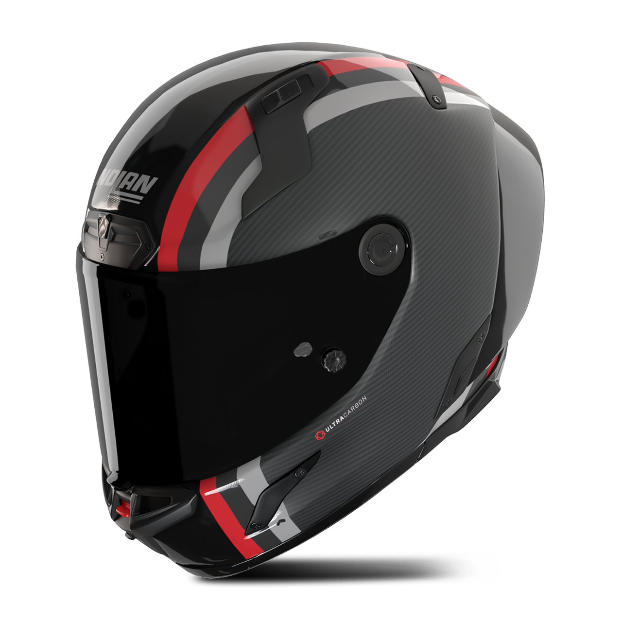 Kask Integralny Nolan X-804 RS Gemini Czarny/Czerwony/Antracytowy PołyskXL