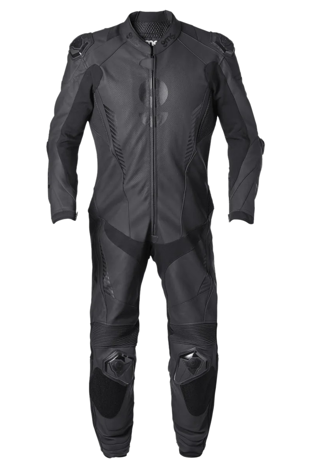 Skórzany Kombinezon Motocyklowy Jednoczęściowy GMS GRC-1 Czarny50