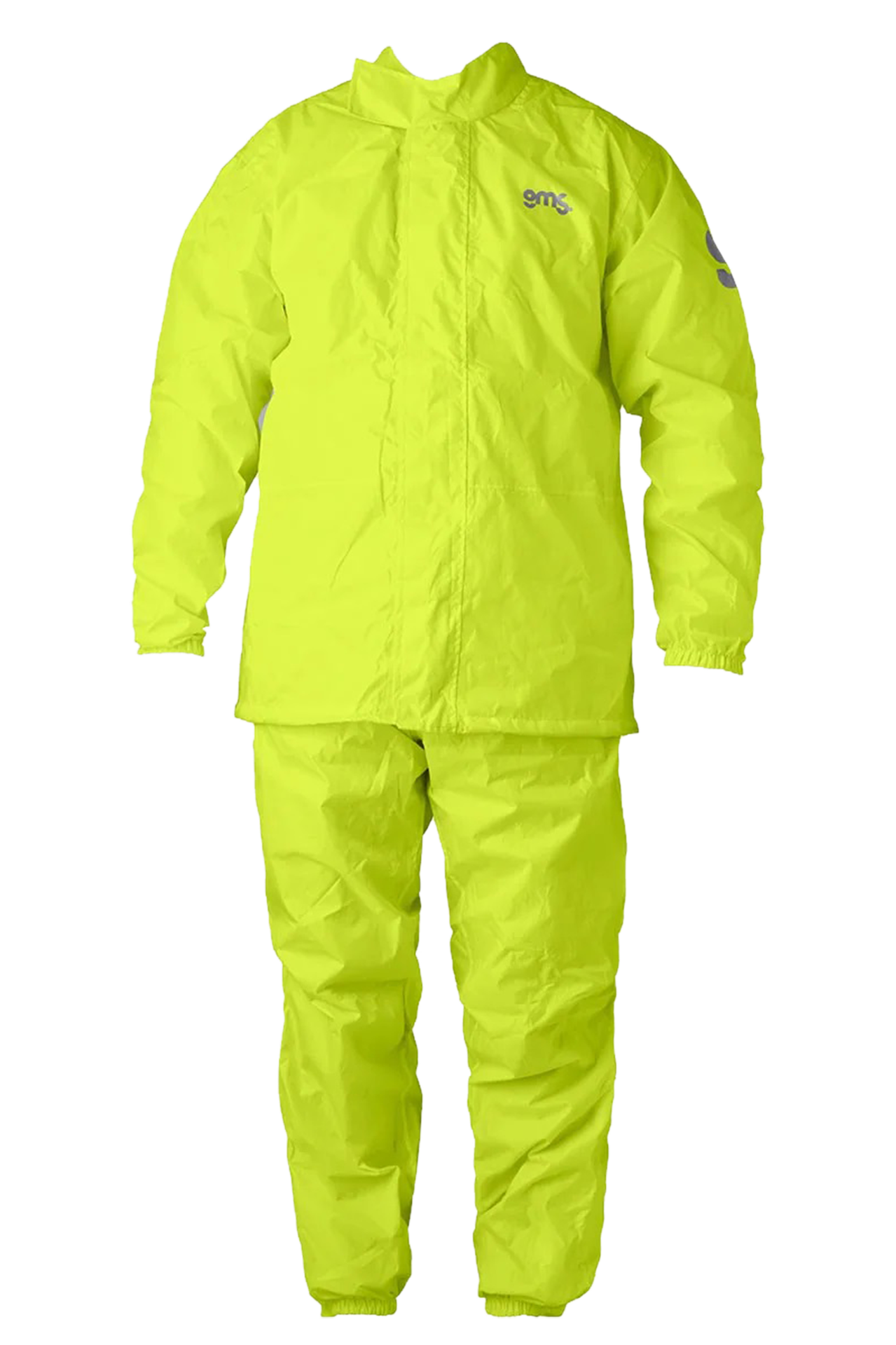 Kombinezon Przeciwdeszczowy GMS GRC-1 1 Szt. Neonowy ŻółtyL