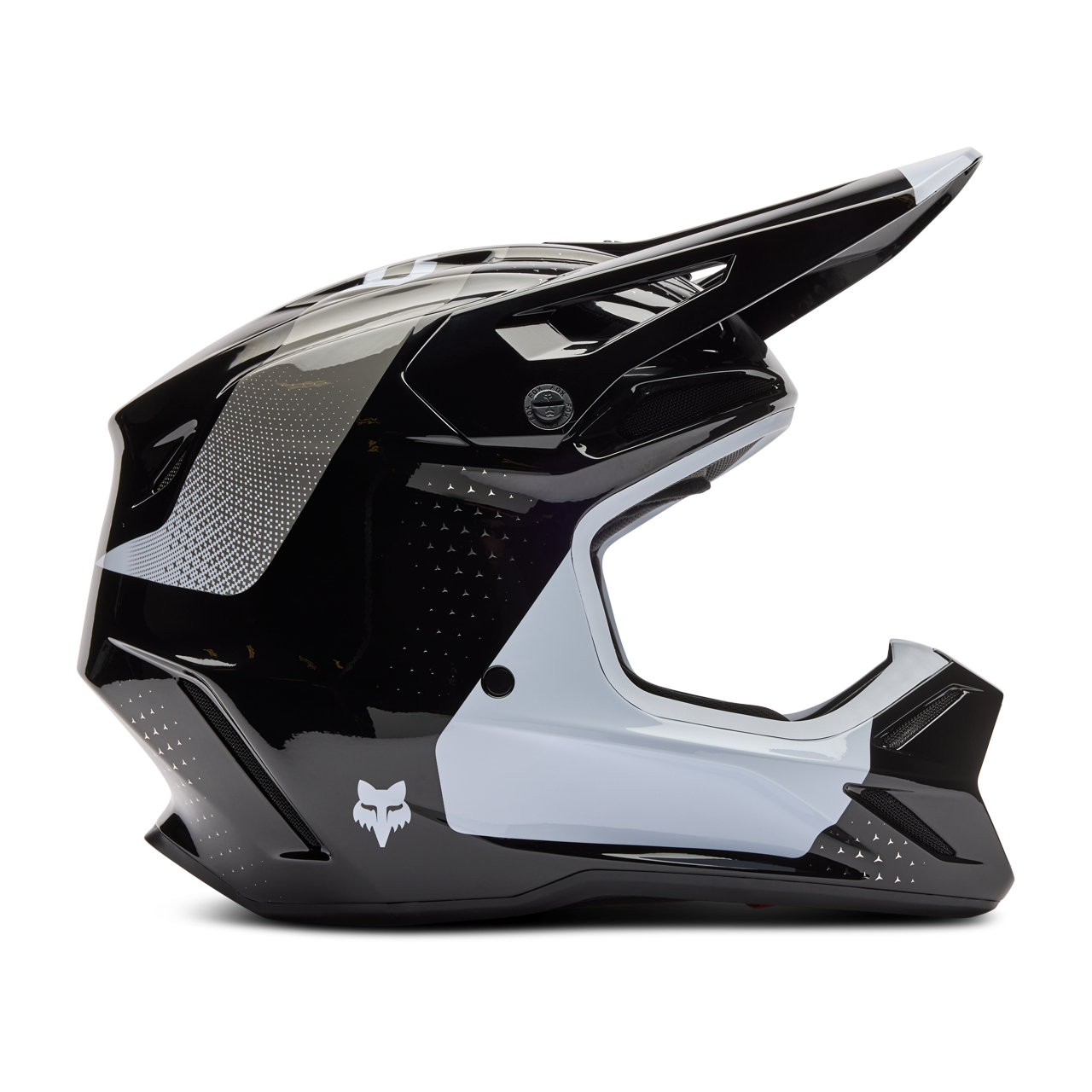 Kask Cross FOX V3 Tine CzarnyS