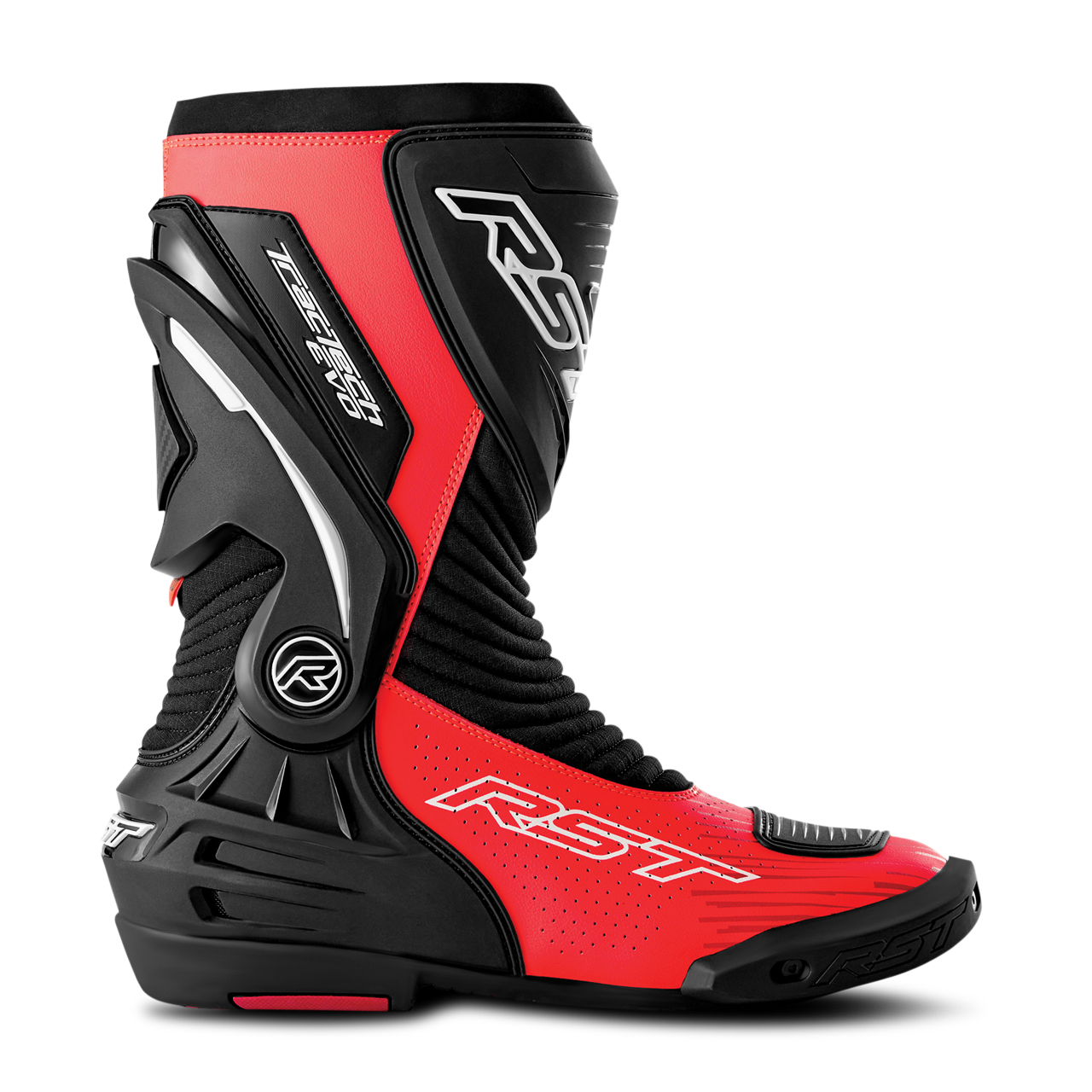 Buty Motocyklowe RST Tractech Evo D30 Neonowy Czerwony43