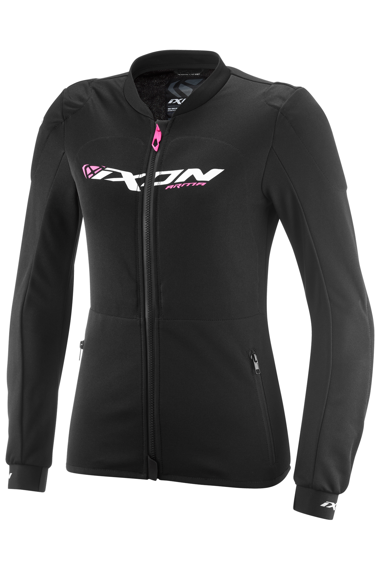 Kurtka Motocyklowa Ixon Arma Damska Czarny/Złamany Biały/CzerwonyL