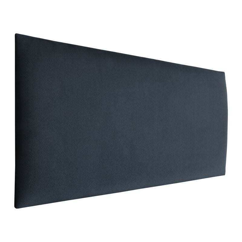 Panel tapicerowany 60x30 cm Slim prostokątny ciemnoszary MV93
