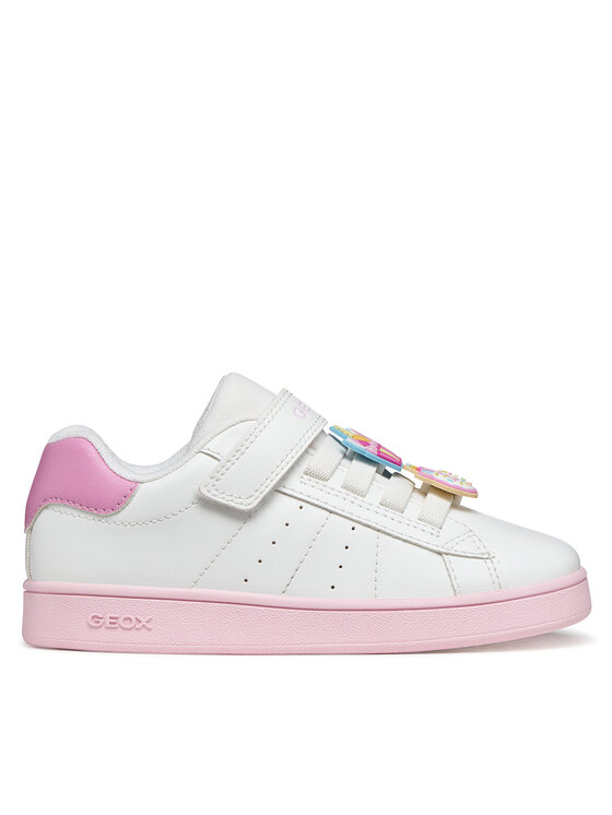 Geox Sneakersy J Eclyper Girl J65LRF 000BC C1364 M Biały