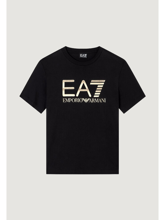 EA7 Emporio Armani T-Shirt 7M001412 AF22264 Czarny Casual Fit