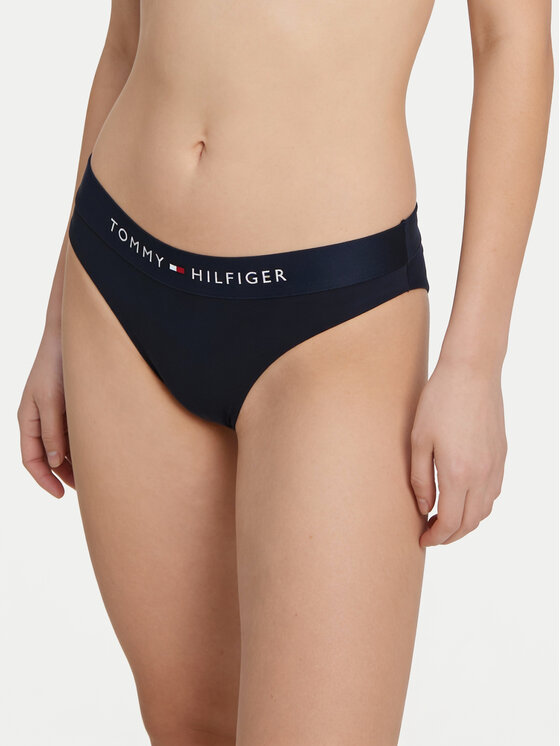 Tommy Hilfiger Dół od bikini UW0UW06363 Granatowy