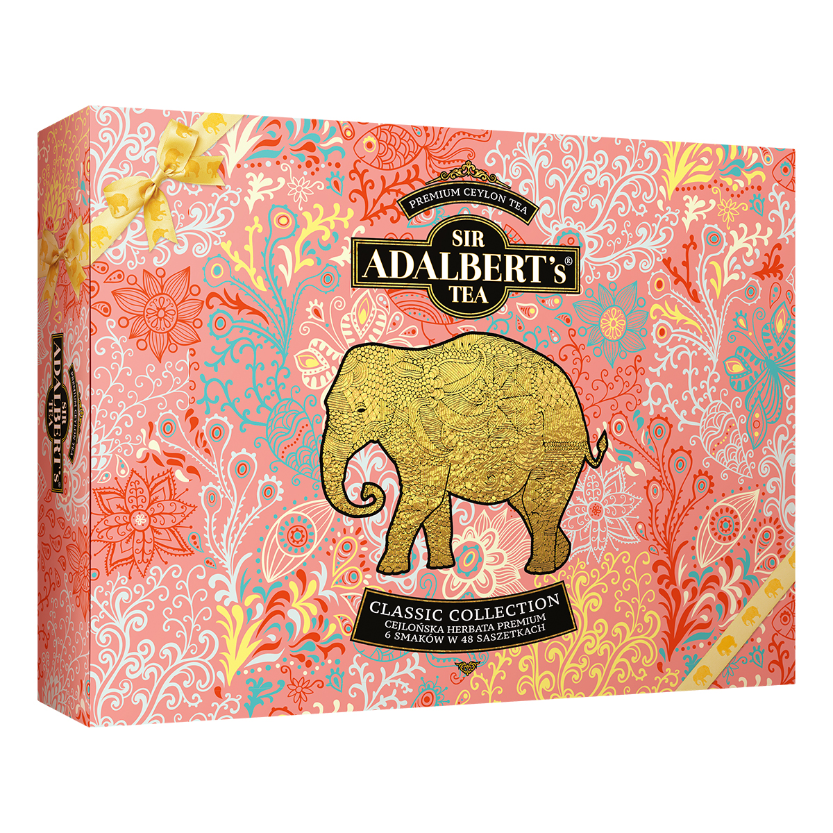 Adalbert's Classic Collection herbata czarna premium w saszetkach - 6 smaków 96g (48 x 2g)