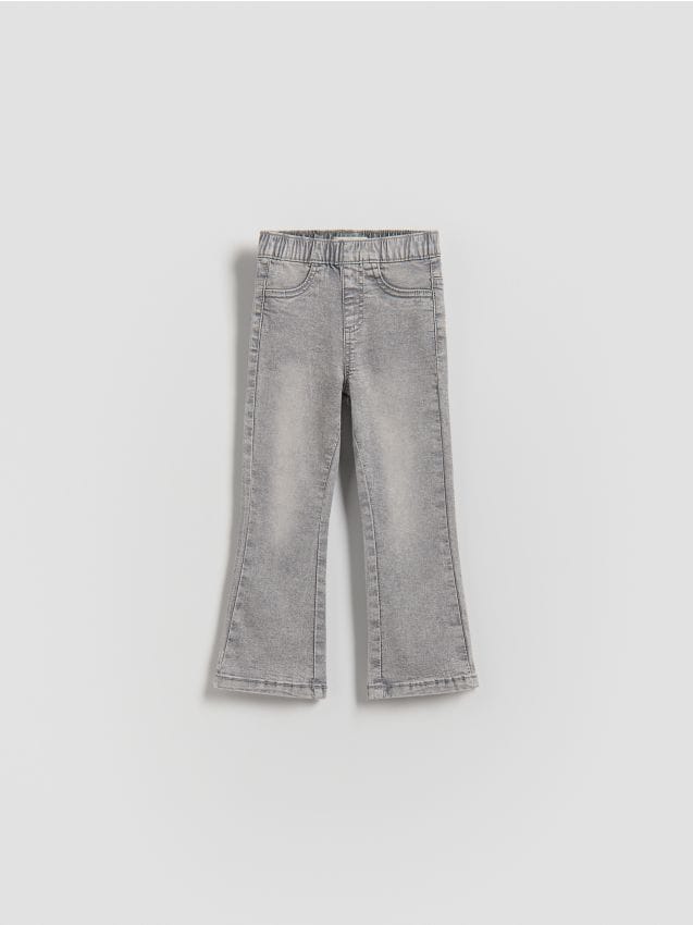 Reserved - Jegginsy flare - jasnoszary