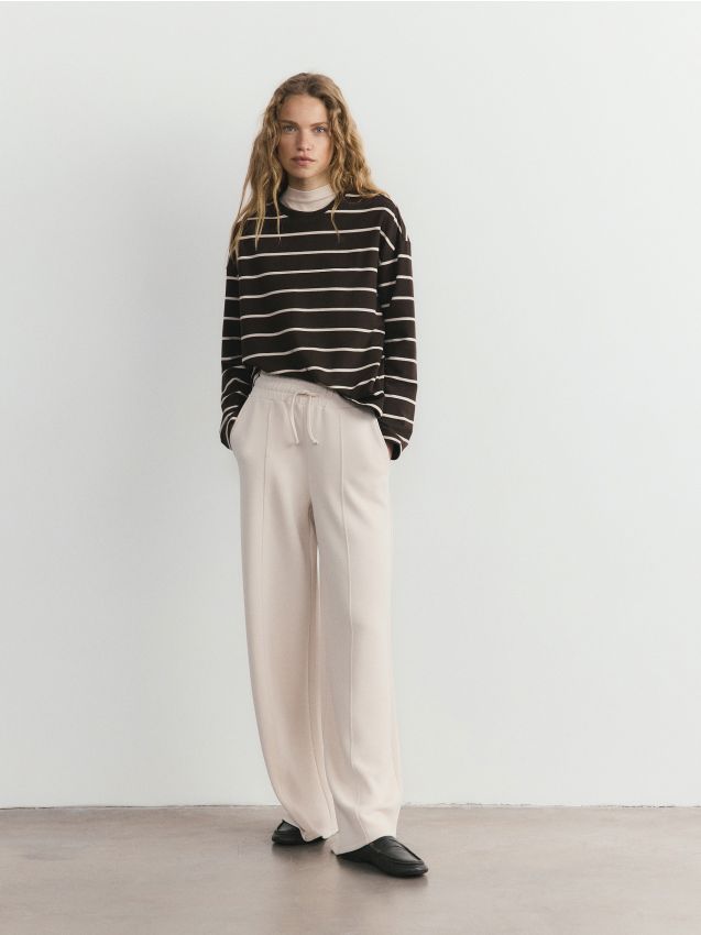 Reserved - Longsleeve z modalem - wielobarwny