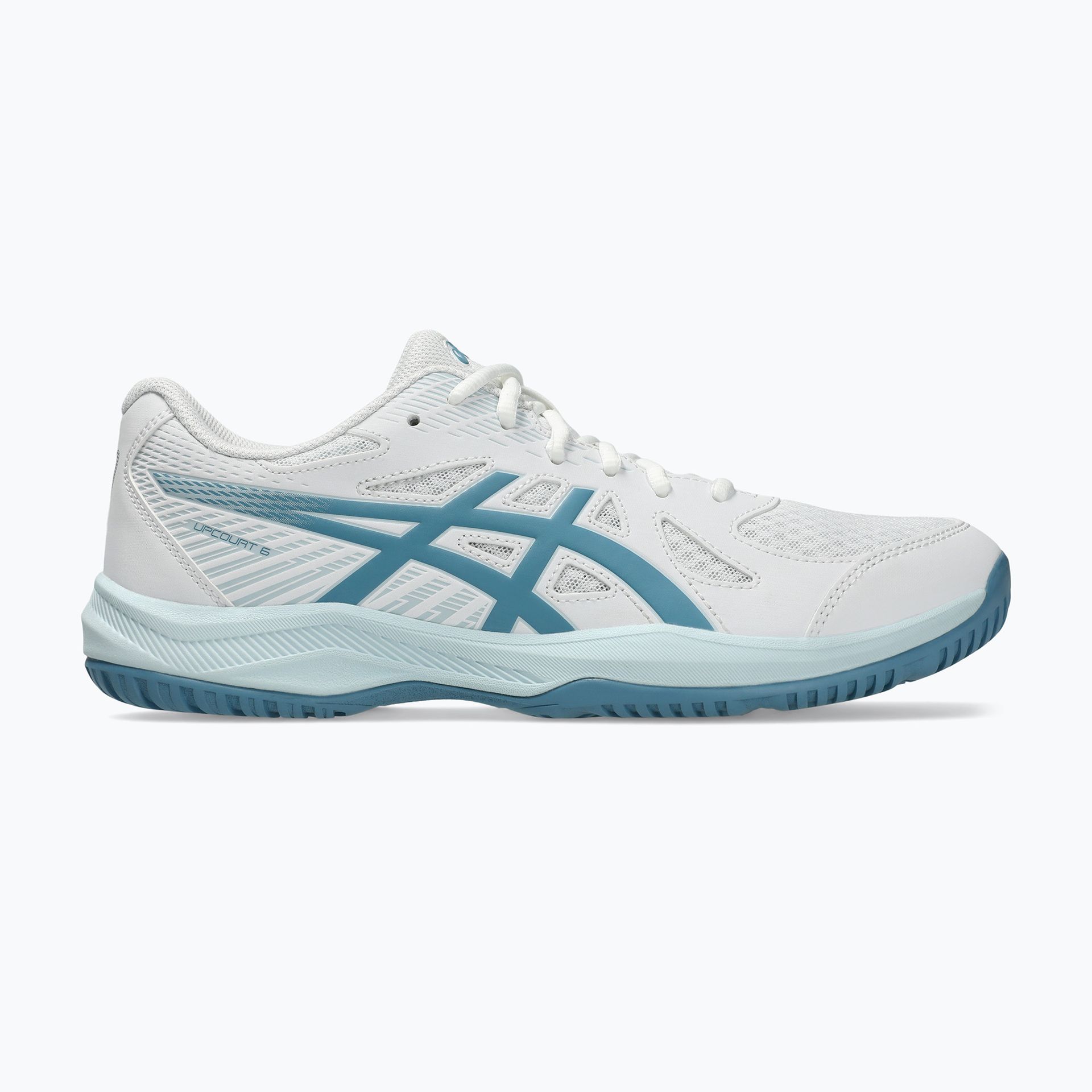 Buty męskie ASICS Upcourt 6 white/saba blue WYSYŁKA W 24H 30 DNI NA ZWROT