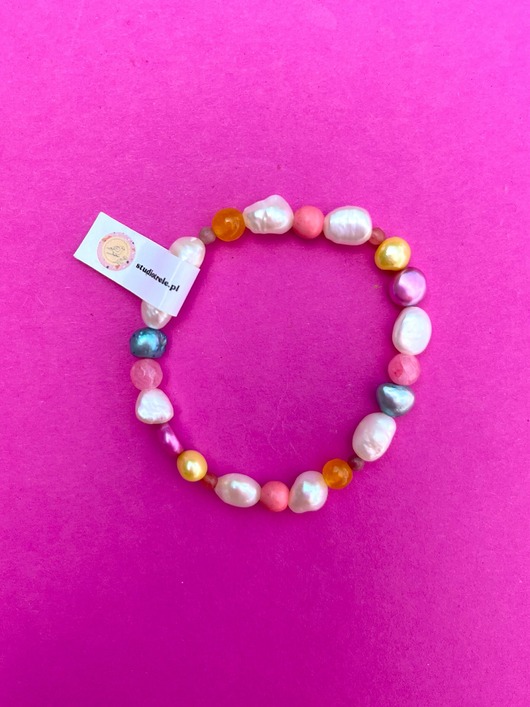 Bransoletka Kamienie&Perły