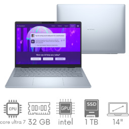 Dell 14 Plus DB14250 Ultra 7 258V 32GB 1TB SSD 14,0