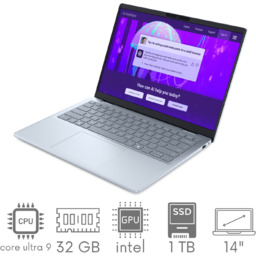 Dell 14 Plus DB14250 Ultra 9 288V 32GB 1TB SSD 14,0
