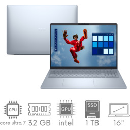 Dell 16 Plus DB16250 Ultra 7 258V 32GB 1TB SSD 16,0