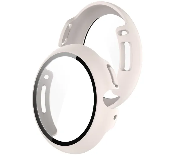 Bizon Case Watch Adamo do Google Pixel Watch 4 45mm Matowy beżowy
