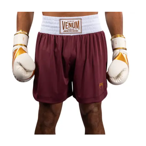 Venum Spodenki Bokserskie Classic Boxing Shorts Burgundy