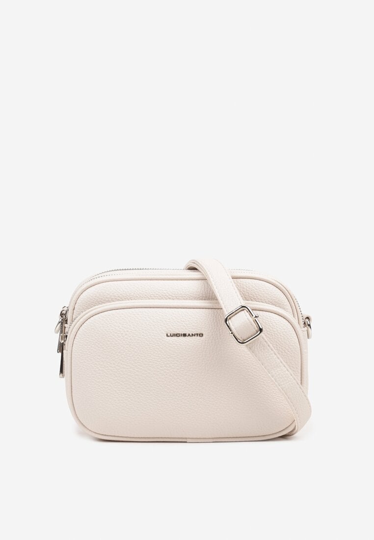 Jasnobeżowa Dwukomorowa Torebka Typu Listonoszka Ellirin