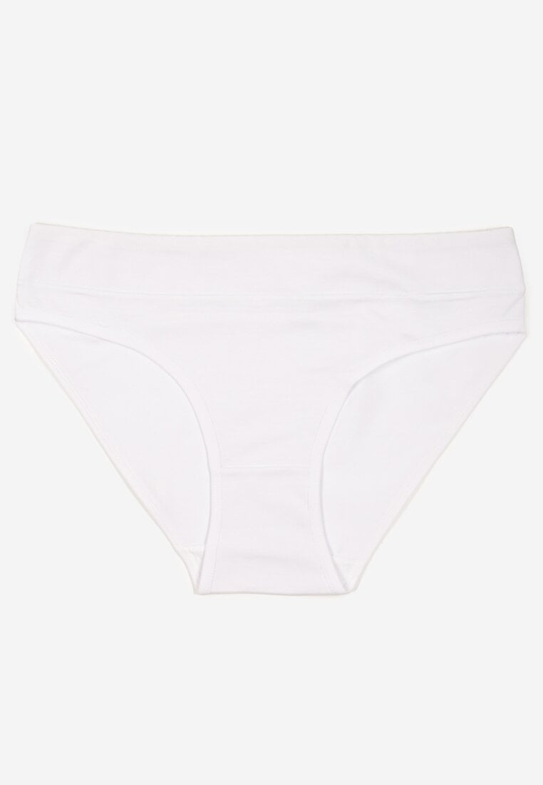 Białe Bawełniane Majtki o Kroju Fig Conevia
