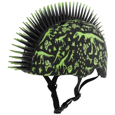 RASKULLZ T-Rex Bonez Mohawk Czarno-zielony dla Dzieci ( S)